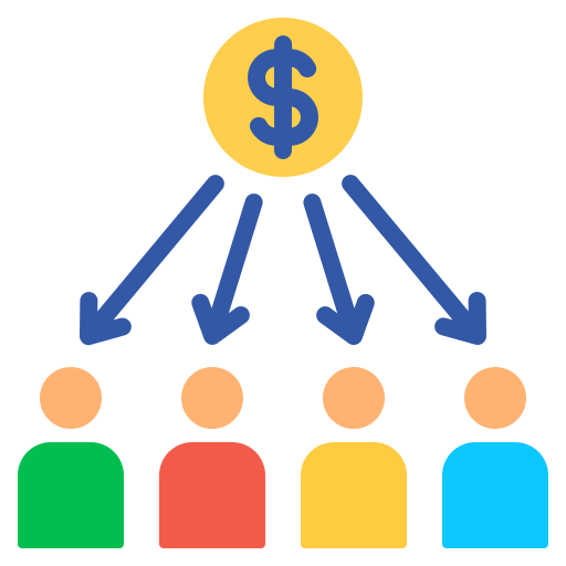 Profit sharing icon
